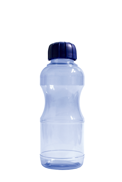 Tritan Trinkflaschen blau transparent bedrucken, made in Germany - in  Deutschland hergestellt